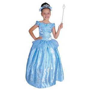 DISFRAZ DE PRINCESA MAGICA PARA NIÑA - 1 UNID.