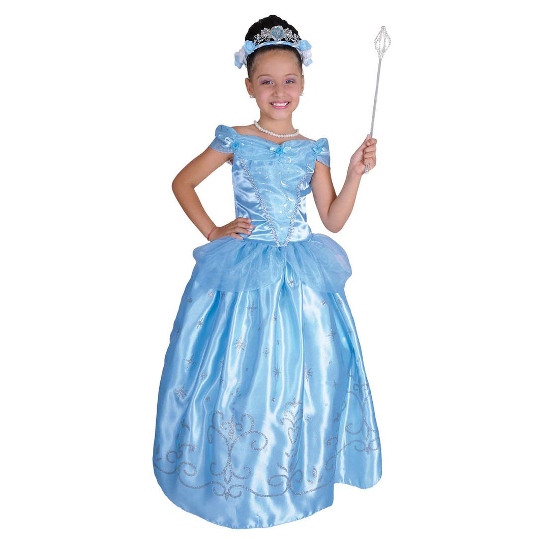 DISFRAZ DE PRINCESA MAGICA PARA NIÑA - 1 UNID.