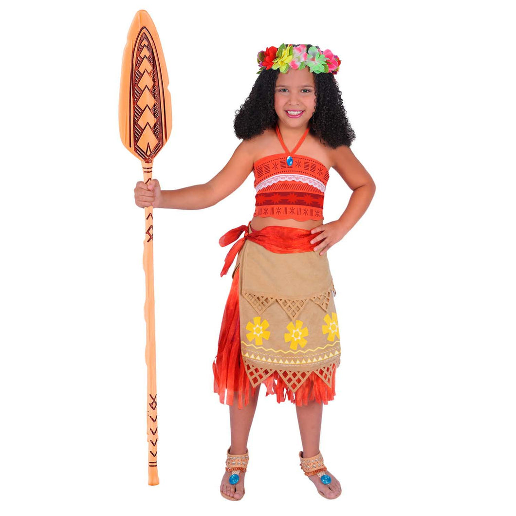 DISFRAZ DE MOANA PARA NIÑA - 1 UNID.