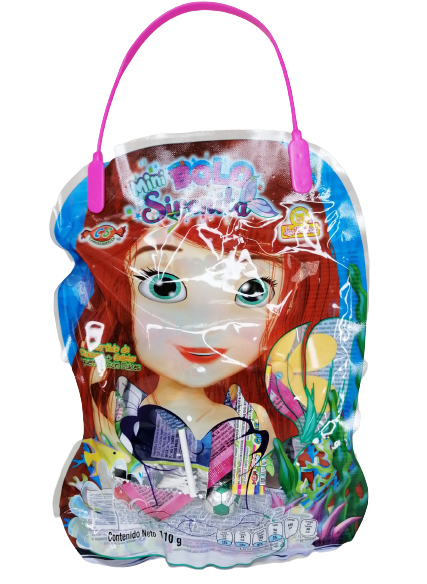 MINI BOLO - BOLSA SURTIDA DE DULCES Y JUGUETE - 110 GRAMOS - 1 UNID