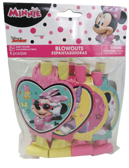 MINNIE PITOS - 3.25x5.25 PULGADAS - 8 UNID.