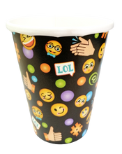 Cargar imagen en el visor de la galería, EMOJI VASOS DE PAPEL - 9 ONZAS - 8 UNID.
