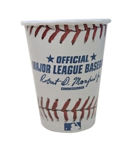 BEISBOL MAJOR LEAGUE VASOS DE PAPEL - 9 ONZAS - 8 UNID.