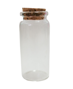 BOTELLAS DE VIDRIO PEQUEÑAS - ALTURA 8 CM - 4 UNID.