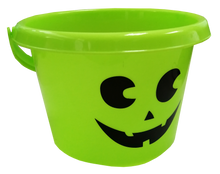 Cargar imagen en el visor de la galería, HALLOWEEN CUBETA PLÁSTICA DE CALABAZA - 5.5X7 PULGADAS - 1 UNID.
