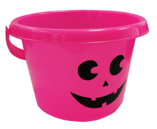 Cargar imagen en el visor de la galería, HALLOWEEN CUBETA PLÁSTICA DE CALABAZA - 5.5X7 PULGADAS - 1 UNID.
