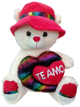 Cargar imagen en el visor de la galería, PELUCHE OSO CON SOMBRERO - 20&quot; - 1 UNID.
