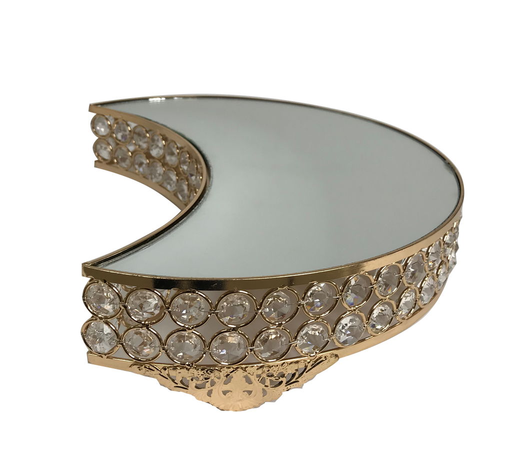 BASE METALICA MEDIA LUNA PARA CUPCAKES - 1 UNID.