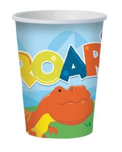 DINOSAURIO VASOS DE PAPEL