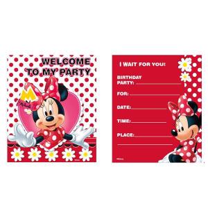 MINNIE MOUSE INVITACION
