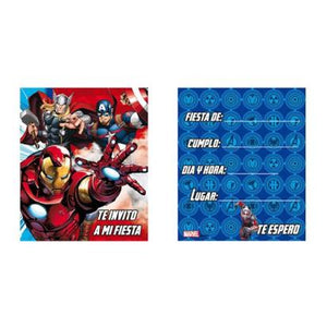 AVENGERS INVITACIÓN