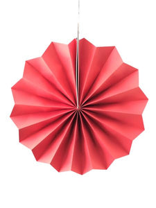 PAQUETE DECORACIÓN DE ABANICO DE PAPEL 