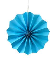 PAQUETE DECORACIÓN DE ABANICO DE PAPEL 