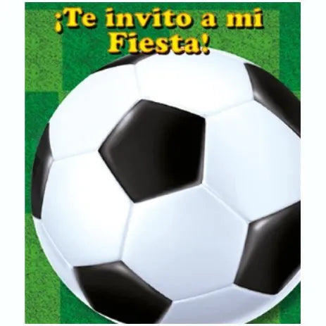 Invitaciones de Cumpleaños Fútbol - Compra Online {Miles de Fiestas}