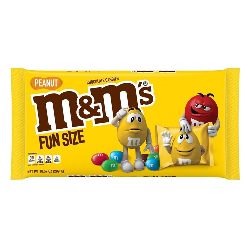 M&M PEANUT FUN SIZE - 17 PAQUETES INDIVIDUALES 299.7g – Almacen