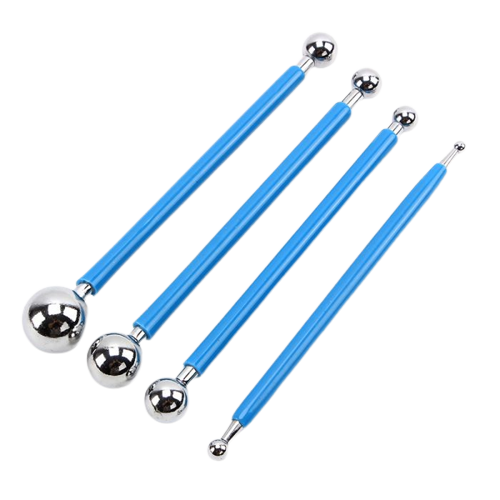 SET DE HERRAMIENTAS DE MODELADO - 13 CENTIMETROS - 4 UNID.