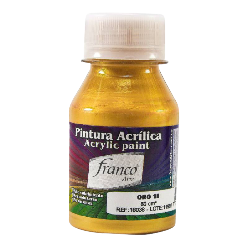 PINTURA ACRÍLICA METALIZADA FRANCO