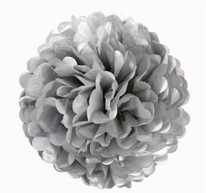 DECORACIÓN FLOR DE PAPEL REDONDA