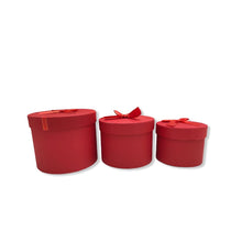 Cargar imagen en el visor de la galería, CAJAS DE REGALO REDONDO CON LAZO - 1 UNID.
